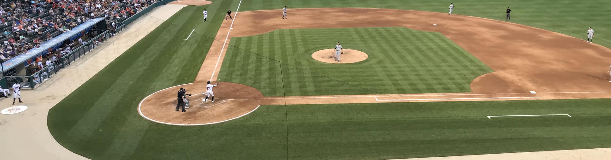 green baseball field New Orleans